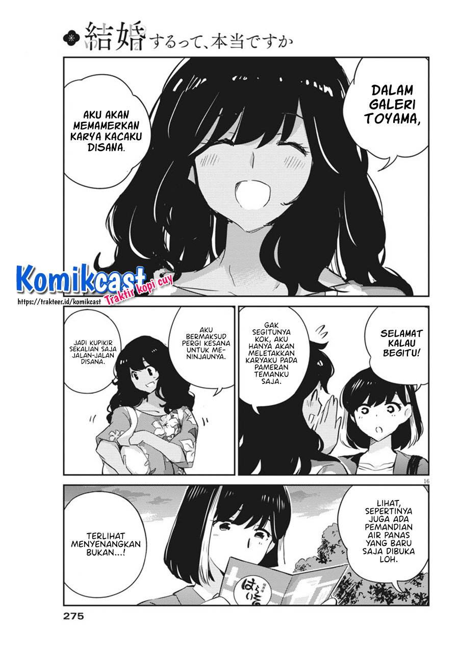 Kekkon Surutte, Hontou Desu ka? Chapter 63 Gambar 17
